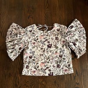 Melrose and Market Floral Top- Size Small
